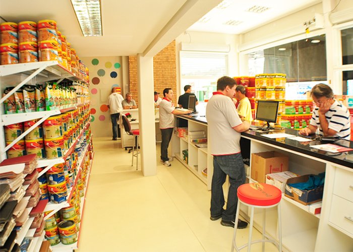 como montar uma loja de tintas