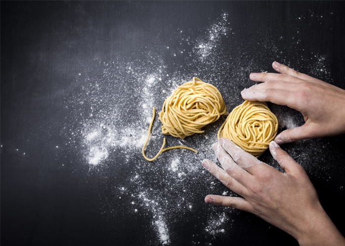 produção de massas frescas