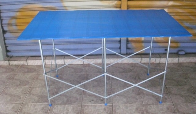 barraca de camelô sanfonada