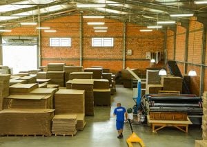 fábrica de caixas de papelão