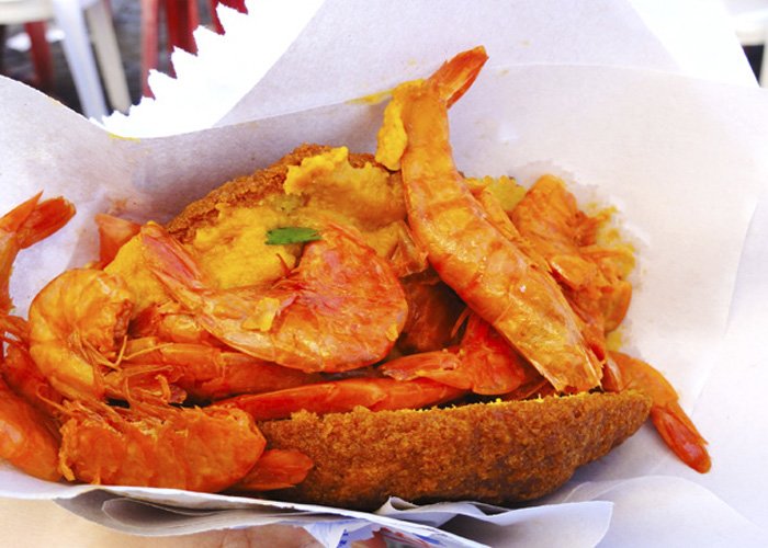 comidas para vender na praia
