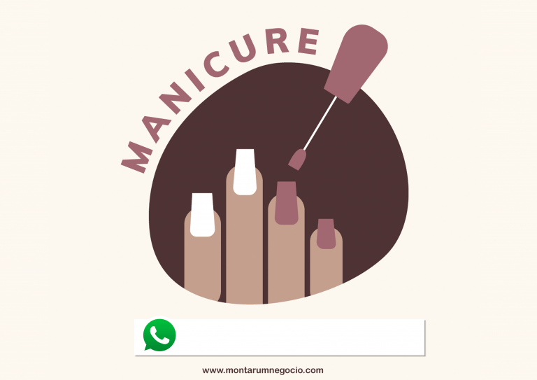 plaquinha de manicure