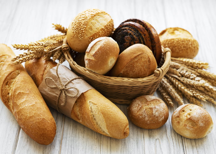 variedades de produtos de padaria