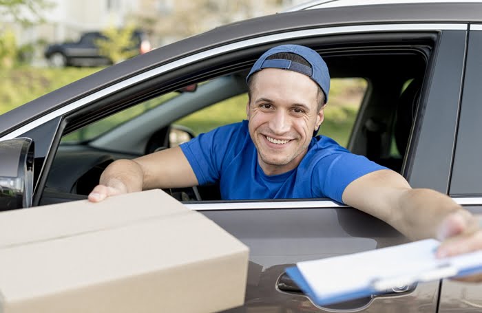 Aplicativos para entregar mercadorias com carro de passeio