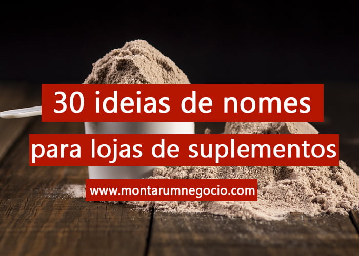nomes para lojas de suplementos nomes para lojas de suplementos