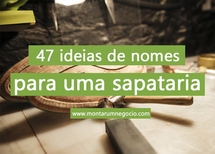 nomes para sapataria