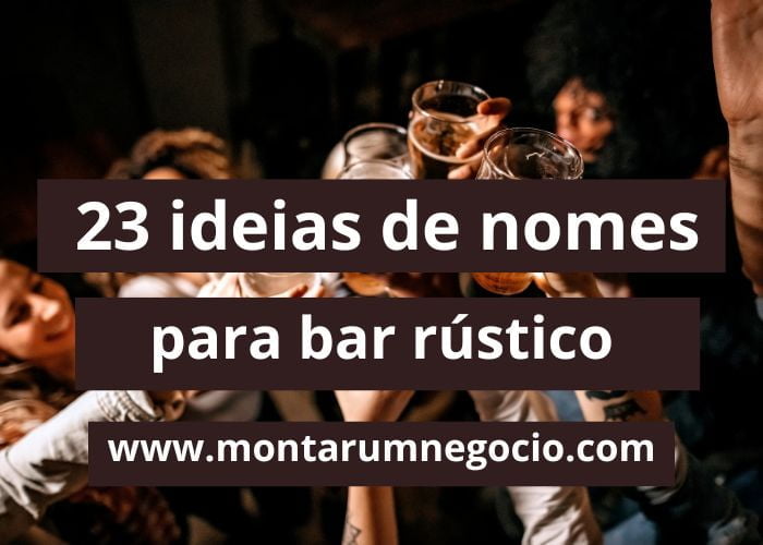 nomes para bar rústico