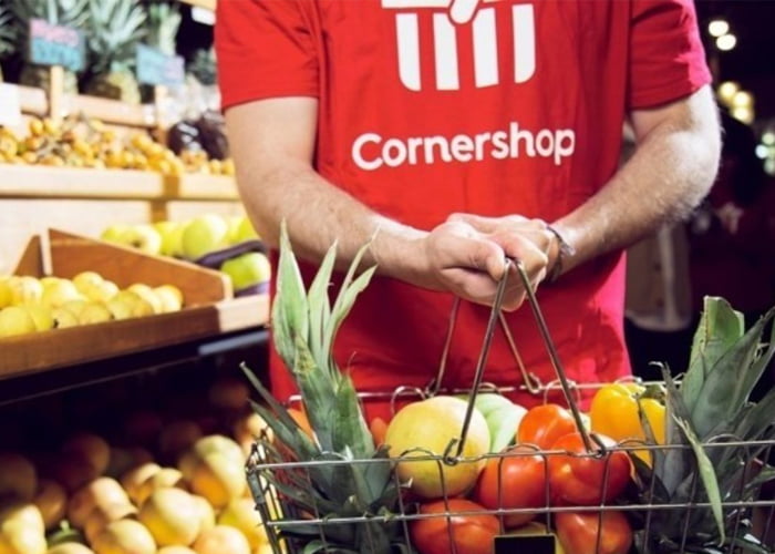 cadastro na Cornershop