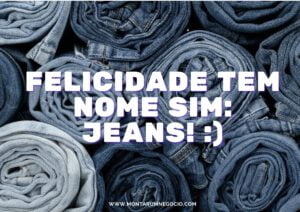 anúncio para vender jeans