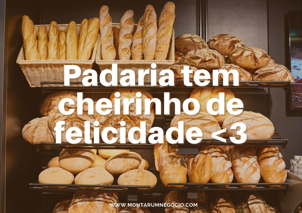 propaganda criativa de padaria