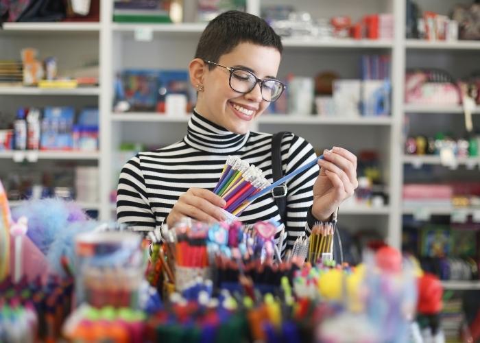 como montar uma lojinha de material escolar