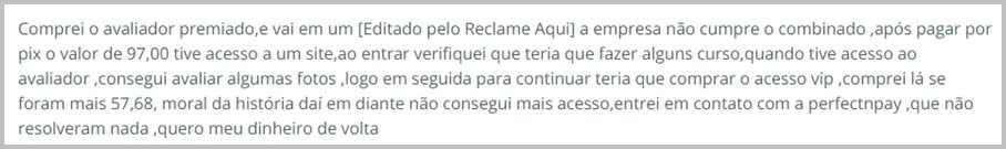 Aplicativo Avaliador Premiado Reclame Aqui