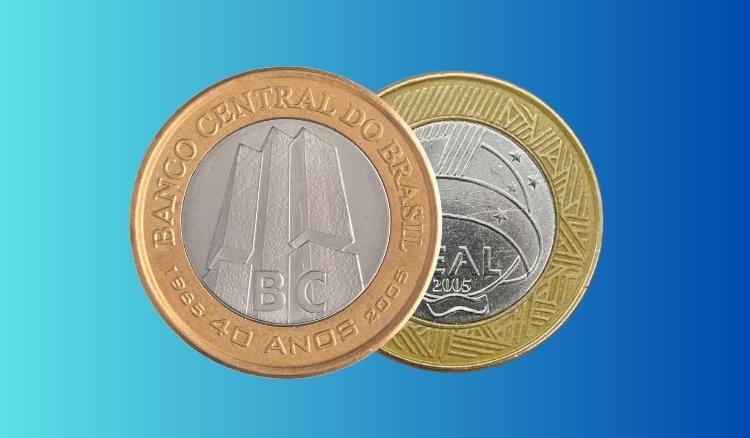 Veja quanto vale a moeda de 1 real de 40 anos do Banco Central