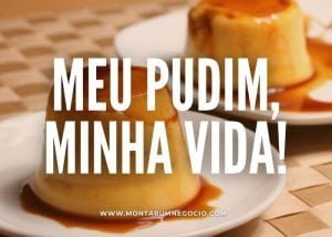 frases para propaganda de pudim