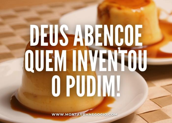 texto para divulgação de pudim