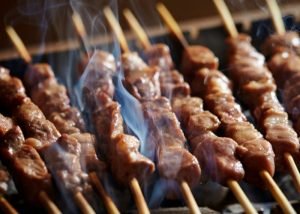 Tabela de preços de espetinhos