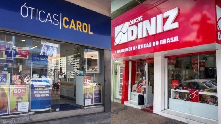 Óticas Carol ou Óticas Diniz? Qual franquia custa mais barato?