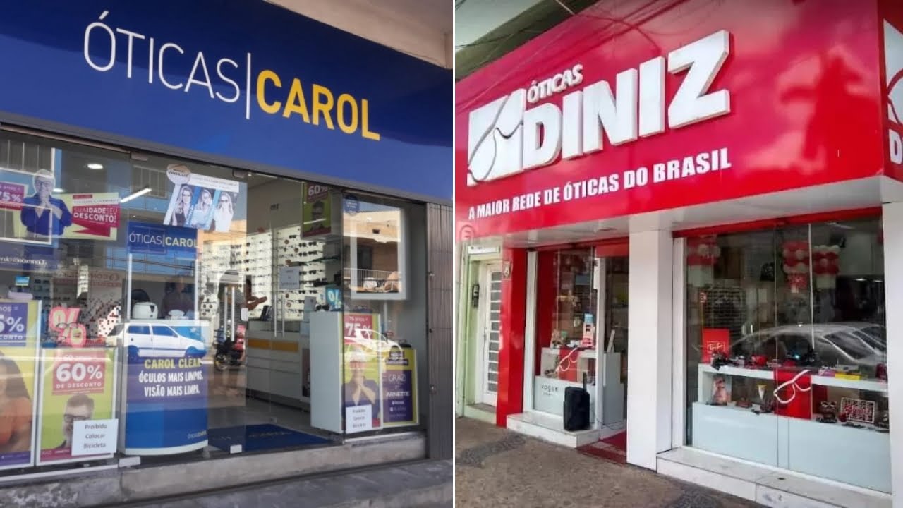 Franquia Óticas Carol ou Óticas Diniz