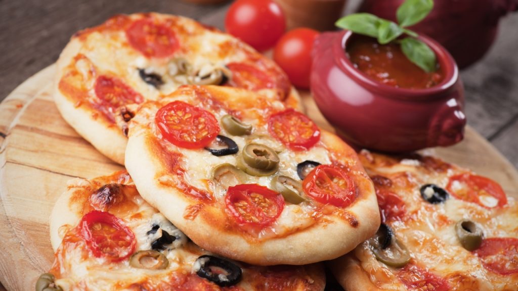 preço cento de mini pizza