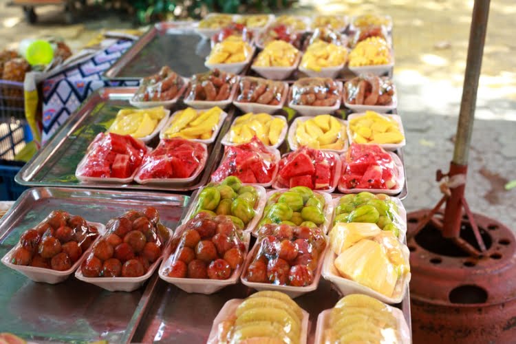 Barraca de feira de produtos artesanais