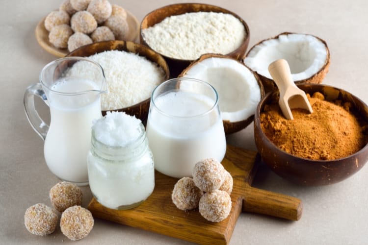 produtos derivados do coco