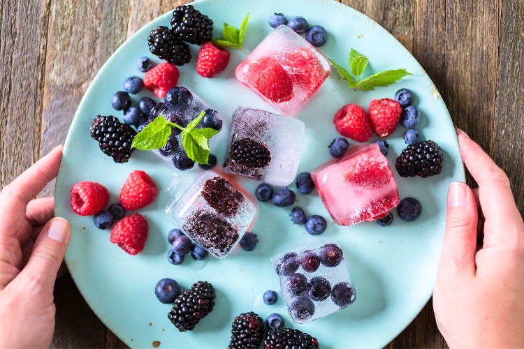 como são feitos os gelos saborizados